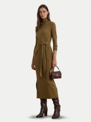 LAUREN RALPH LAUREN Sukienka codzienna 250918980005 Brązowy Slim Fit. Brązowe sukienki damskie Lauren Ralph Lauren, na co dzień, s, bez wzorów, z bawełny, bez kołnierzyka, bez ramiączek, proste. Za 569.99 zł.