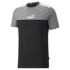 T-shirt treningowy męski Puma. Czarne koszulki sportowe męskie Puma, l, bez wzorów, bez ramiączek, na jogę i pilates. Za 155.00 zł.