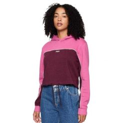 Damska Bluza Z Kapturem Laagna. Czerwone bluzy damskie Fila, m, bez wzorów, z bawełny, bez ramiączek, z kapturem. Za 403.99 zł.