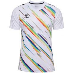 Koszulka Hummel Match Triumph. Białe bluzki damskie Hummel, bez wzorów, sportowe, bez kołnierzyka, bez ramiączek. Za 206.50 zł.