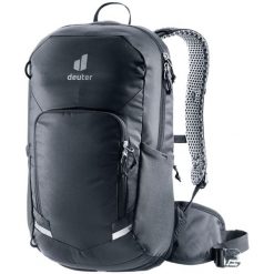 Plecak rowerowy Deuter Bike I 16. Czarne plecaki męskie Deuter, bez wzorów, z materiału. Za 368.49 zł.