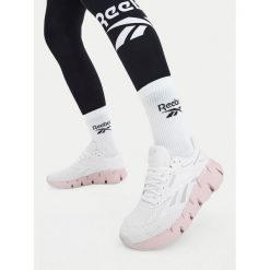 Buty do biegania Reebok. Białe obuwie sportowe damskie Reebok, bez wzorów, bez zapięcia, do biegania. Za 369.99 zł.
