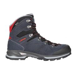 Buty trekkingowe męskie LOWA Baldo GTX. Niebieskie trekkingi męskie Lowa, bez zapięcia. Za 729.99 zł.