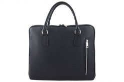 Torba skórzana na laptopa BARBERINI'S czarna 899-1. Czarne torby na laptopa damskie Barberinis, bez wzorów, ze skóry, na ramię, małe. Za 349.99 zł.