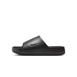 Klapki męskie Nike Calm Slide. Czarne klapki męskie Nike, bez wzorów, z materiału, bez zapięcia. Za 335.00 zł.