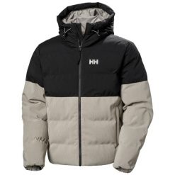 Kurtka puchowa Helly Hansen Oslo Graphic Puffy. Szare kurtki męskie Helly Hansen, m, bez wzorów, z puchu, bez kaptura. W wyprzedaży za 924.20 zł.