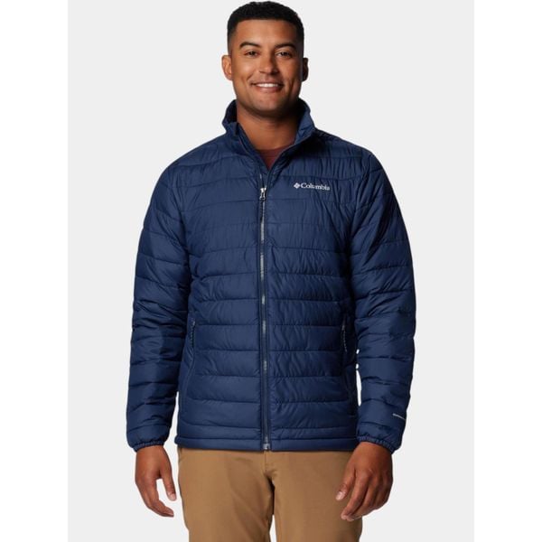 Kurtka Przejściowa Męska Columbia Powder Lite II. Niebieskie kurtki męskie Columbia, na jesień, m, bez wzorów, eleganckie, bez kaptura. W wyprzedaży za 486.75 zł.