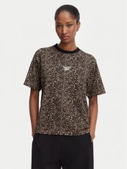 Reebok T-Shirt Elizieta RK25710CCW Brązowy Regular Fit. Brązowe t-shirty damskie Reebok, s, bez wzorów, z bawełny, bez kołnierzyka, bez ramiączek. Za 79.99 zł.