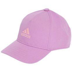 Czapka z daszkiem adidas LK. Fioletowe czapki damskie Adidas, bez wzorów, sportowe. Za 59.00 zł.