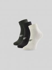 4F Skarpetki krótkie (3-pack) męskie - multikolor 39-42. Skarpety męskie 4F, bez wzorów. Za 49.99 zł.