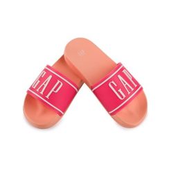 Damskie klapki sportowe miejskie na basen plażę różowe GAP AUSTIN. Czerwone klapki damskie GAP, bez wzorów, sportowe, bez obcasa, bez zapięcia. Za 79.00 zł.