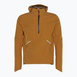 Kurtka męska On Waterproof Anorak. Brązowe kurtki męskie On, m, bez wzorów, bez kaptura. Za 729.99 zł.