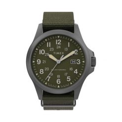 Zegarek Timex. Zielone zegarki męskie Timex, bez wzorów. Za 809.99 zł.