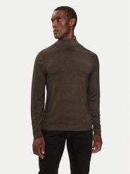 Pierre Cardin Golf C5 50703.5037 Brązowy Regular Fit. Brązowe swetry męskie Pierre Cardin, m, bez wzorów, z wełny, bez kołnierzyka, bez ramiączek. Za 229.99 zł.