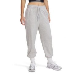 Spodnie dresowe damskie Under Armour Rival Terry Jogger. Szare spodnie dresowe damskie Under Armour, bez wzorów, z dresówki, sportowe, długie. Za 119.99 zł.