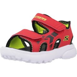 Sandały SKECHERS RAZOR SPLASH Czerwony. Czerwone buty zimowe męskie Skechers, bez wzorów, z syntetyku, bez obcasa, bez zapięcia. Za 138.99 zł.