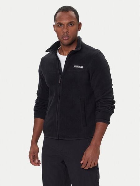 Napapijri Polar T-Dergana NP0A88V1 Czarny Regular Fit. Czarne bluzy sportowe męskie Napapijri, l, bez wzorów, z polaru, bez kaptura. Za 319.99 zł.