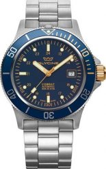 Zegarek Zemge Zegarek męski Glycine GL0271 srebrny. Szare zegarki męskie ZEMGE, bez wzorów, srebrne. Za 3,560.00 zł.