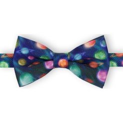 Mucha Męska, Motyw Kosmiczny, Granatowa, Bez Poszetki -EM Men's Accessories. Niebieskie krawaty i muchy Em men's accessories, bez wzorów, eleganckie. Za 49.99 zł.