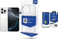Smartfon Apple iPhone 16 Pro Max 256GB White Titanium (MYWW3) + FlexibleGlass + Etui MagCase. Białe smartfony Apple. Za 5,535.00 zł.