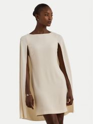 LAUREN RALPH LAUREN Sukienka koktajlowa 253980921003 Kremowy Bodycon Fit. Białe sukienki damskie Lauren Ralph Lauren, bez wzorów, z syntetyku, wizytowe, bez kołnierzyka, bez ramiączek, bodycon. Za 1,299.00 zł.