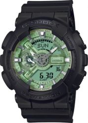 Zegarek sportowy G-SHOCK Casio G-Shock GA-110CD-1A3ER 200m czarny. Czarne zegarki sportowe G-Shock, bez wzorów. Za 373.50 zł.