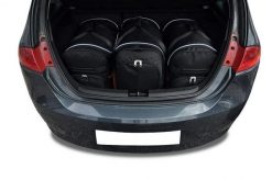 Torby Do Bagażnika Seat Leon 5 Hatchback 2005-2012 3Szt Kjust. Czarne torby podróżne damskie KJUST, bez wzorów, z kauczuku. Za 944.00 zł.