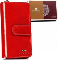 Peterson Elegancki, pionowy portfel damski ze skóry naturalnej - Peterson NoSize. Portfele damskie Peterson, ze skóry. Za 244.30 zł.
