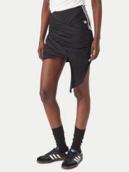 Adidas Spódnica mini Adiluna Season 2 X Jennie Wrap-Around Skirt LD8930 Czarny Regular Fit. Czarne spódnice damskie Adidas, m, bez wzorów, z bawełny, mini, trapezowe. Za 299.99 zł.