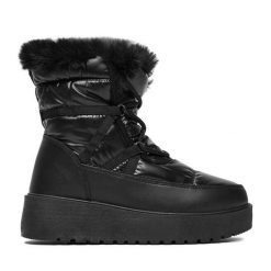 Śniegowce DeeZee. Czarne śniegowce damskie DeeZee, bez zapięcia. Za 219.99 zł.