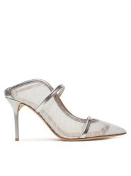 MALONE SOULIERS Szpilki Maureen 85-263 Srebrny. Szare klapki damskie MALONE SOULIERS, bez wzorów, z tworzywa sztucznego, bez obcasa, na szpilce, bez zapięcia. Za 1,879.00 zł.