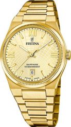 Zegarek damski Festina F20057-2 złoty. Żółte zegarki damskie Festina, złote. Za 1,670.24 zł.