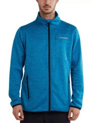 Sweter polarowy męski Fundango Jefferson Fleece. Niebieskie swetry męskie FUNDANGO, na zimę, m, bez wzorów, z materiału, sportowe, bez kołnierzyka, bez ramiączek. Za 279.90 zł.