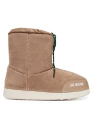 LOVE MOSCHINO Śniegowce JA24112G1PISF105 Brązowy. Brązowe śniegowce damskie Love Moschino, ze skóry, bez zapięcia. Za 709.99 zł.