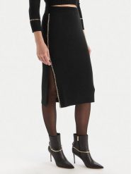 Simona Corsellini Spódnica ołówkowa A25CPGOE0101 Czarny Slim Fit. Czarne spódnice damskie SIMONA CORSELLINI, bez wzorów, z wiskozy, ołówkowe. Za 929.99 zł.
