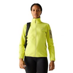 Damska Bluza Polarowa Ralina. Żółte bluzy damskie Regatta, na zimę, m, bez wzorów, z elastanu, bez ramiączek, z kapturem. Za 209.99 zł.