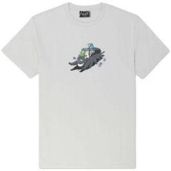 Koszulka Rip n Dip All the Smoke czarna. Białe bluzki damskie RIPNDIP, bez wzorów, sportowe, bez kołnierzyka, bez ramiączek. Za 232.65 zł.