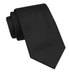 Modny Krawat Męski - Alties - Klasyczna Czerń, Jednokolorowy. Krawaty i muchy Alties, bez wzorów, z tkaniny, eleganckie. Za 49.00 zł.