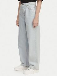 HUGO Jeansy Leni_B 50535097 Niebieski jasny Relaxed Fit. Niebieskie jeansy damskie Hugo, bez wzorów, z bawełny. Za 449.99 zł.