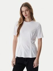 ONLY Top Elena 15368451 Biały Slim Fit. Białe topy damskie ONLY, xs, bez wzorów, z syntetyku, bez kołnierzyka, bez ramiączek. Za 89.99 zł.