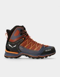 Buty trekkingowe Salewa Mountain Trainer Lite Mid GTX - blk/crrt. Trekkingi męskie Salewa, bez zapięcia. Za 1,103.10 zł.
