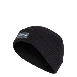 Czapka typu beanie Essentials Cuffed. Białe czapki damskie Adidas, bez wzorów, z dzianiny, sportowe. W wyprzedaży za 58.47 zł.