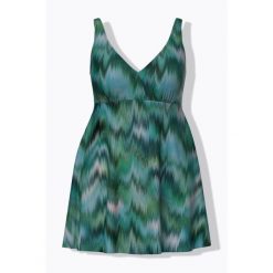Damskie Strój kąpielowy rozmyty nadruk miękkie miseczki. Czarne stroje kąpielowe damskie Ulla Popken, plus size, bez wzorów, z elastanu. W wyprzedaży za 223.99 zł.