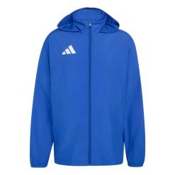 Kurtka adidas Entrada26. Białe kurtki męskie Adidas, na zimę, l, bez wzorów, z materiału, z kapturem. Za 125.99 zł.