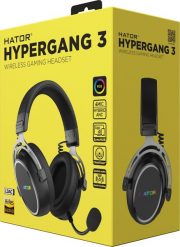 HATOR Hypergang 3 Wireless Zestaw słuchawkowy Bezprzewodowy Opaska na głowę Gaming USB Type-C / USB Type-A Bluetooth Czarny. Czarne słuchawki bezprzewodowe Hator. Za 422.92 zł.