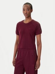 Adidas T-Shirt Lace Cali KC6453 Bordowy Regular Fit. Czerwone t-shirty damskie Adidas, m, bez wzorów, z bawełny, bez kołnierzyka, bez ramiączek. Za 169.99 zł.