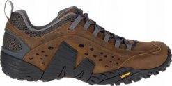 Buty trekkingowe męskie Merrell Intercept brązowe r. 44 1/2 (J598633). Brązowe trekkingi męskie Merrell, bez zapięcia. Za 552.66 zł.
