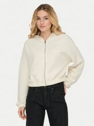 ONLY Bluza Scarlett 15346449 Écru Regular Fit. Bluzy damskie ONLY, s, bez wzorów, z syntetyku, bez ramiączek, bez kaptura. Za 189.99 zł.