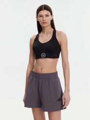 Adidas by Stella McCartney Biustonosz sportowy TruePace JD8407 Czarny. Czarne bielizna sportowa damska adidas by Stella McCartney, bez wzorów, z syntetyku. Za 299.99 zł.