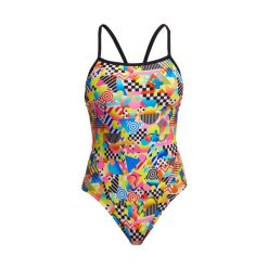 Strój kąpielowy damski Funkita Junk Yard Single Strap. Żółte stroje kąpielowe damskie Funkita, xs, bez wzorów, z poliesteru. Za 239.99 zł.